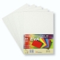 Pianka brokatowa A4 Eva biała biodegradowalna 5szt