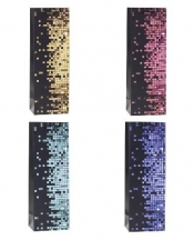 Torebka ozdobna na butelkę 12x36x9cm mix ROZETTE