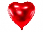 Balon foliowy Partydeco czerwone serce 61 cm (FB23M-007)