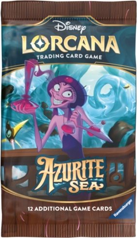 Disney Lorcana: Azurite Sea Booster - Zestaw Dodatkowy, 12 kart