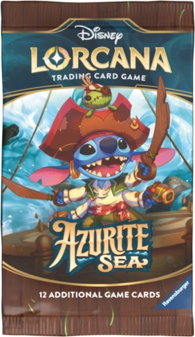 Disney Lorcana: Azurite Sea Booster - Zestaw Dodatkowy, 12 kart
