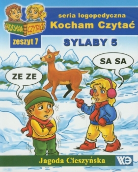 Kocham Czytać Zeszyt 7 Sylaby 5 - Cieszyńska Jagoda