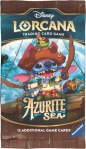 Disney Lorcana: Azurite Sea Booster - Zestaw Dodatkowy, 12 kart
