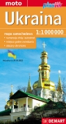 Ukraina 1 : 1 000 000 - mapa samochodowa (plastik) Demart SA