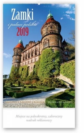 Kalendarz 2019 Reklamowy Zamni i pałace POL. RE2
