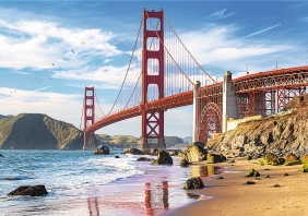 Trefl, Puzzle 1000: Most Golden Gate, San Francisco, USA (10722)