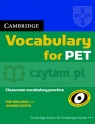 Cambridge Vocabulary for PET Edition without answers Classroom vocabulary Ireland Sue, Kosta Joanna