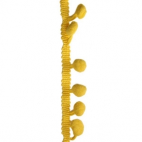 Sznurek dekoracyjny 1,5m - żółty (339365)