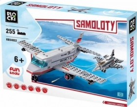 Klocki Blocki: Samoloty 255 elementów (KB84022)