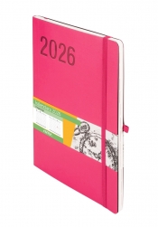 Kalendarz 2026 Impresja B5 TDW - Różowy