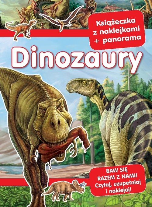 Dinozaury. Panoramy z naklejkami