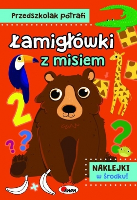 Przedszkolak potrafi. Łamigłówki z misiem - Korolkiewicz Elżbieta