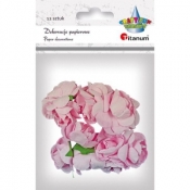 Różyczki papierowe - jasnoróżowe (396484)