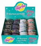 Portfelik brokatowy Mix 4 wzory (STN1532A)