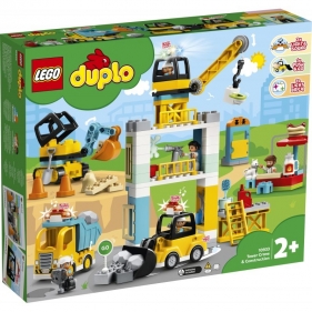 Lego Duplo: Żuraw wieżowy i budowa (10933)