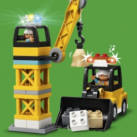Lego Duplo: Żuraw wieżowy i budowa (10933)