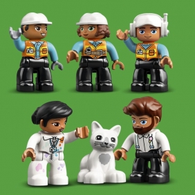 Lego Duplo: Żuraw wieżowy i budowa (10933)