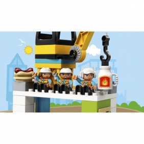 Lego Duplo: Żuraw wieżowy i budowa (10933)