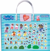 Peppa Pig. Kocham naklejać. Z przyjaciółmi na podwórku - Opracowanie zbiorowe