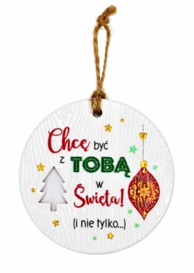 Zawieszka ceramiczna Boże Narodzenie