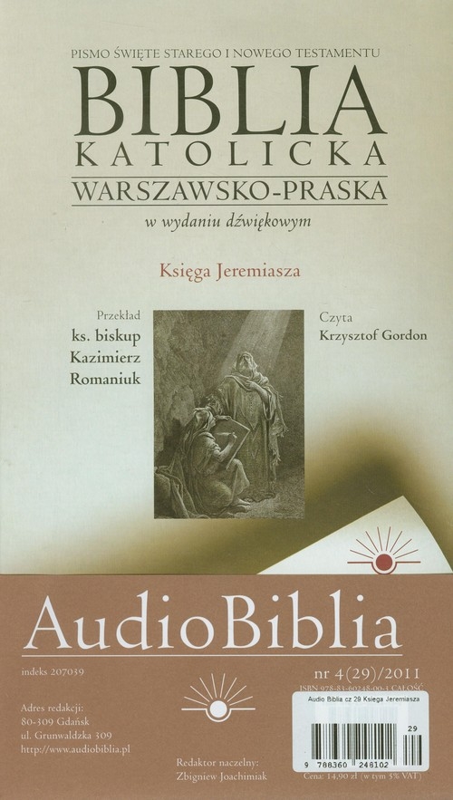 Audio Biblia 4(29) 2011 Księga Jeremiasza
	 (Audiobook)