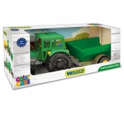 Farmer traktor z przyczepą w kartonie (35022)