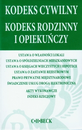 Kodeks cywilny Kodeks rodzinny i opiekuńczy