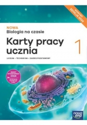 Nowa Biologia na czasie 1. Karty pracy ucznia. Zakres podstawowy. Edycja 2024 - Barbara Januszewska-Hasiec, Jolanta Holeczek, Joanna Kobyłecka, Jacek Pawłowski, Renata Stencel