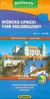 Wiśnicko-Lipnicki Park Krajobrazowy Mapa turystyczna 1: 30 000