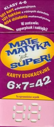 Matematyka jest super Mnożenie Karty edukacyjne (1229) - <br />