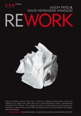 Rework - Fried Jason, Heinemeier Hansson David