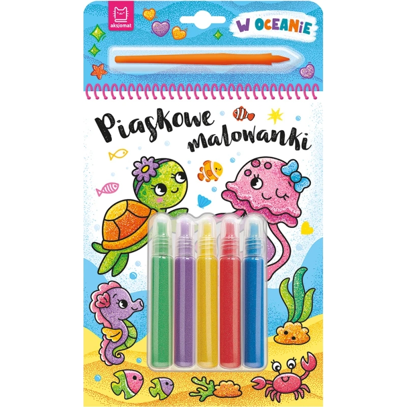 Piaskowe malowanki. W oceanie