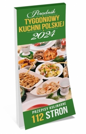 Kalendarz 2024 ścienny tygodniowy kuchnia polska