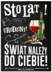 Karnet Sto lat! Dziś Twoje urodziny! Świat należy do Ciebie HM-200-1221