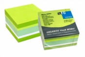 Kostka fluo Bazylia 75mm x 75mm 450k