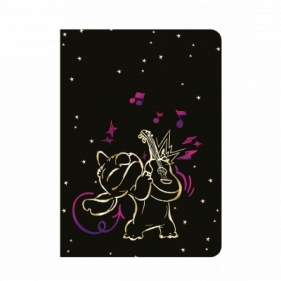 Zeszyt A5 32k. 3 linie kolor Disney Gold Stitch wzór 1