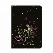 Zeszyt A5 32k. 3 linie kolor Disney Gold Stitch wzór 1