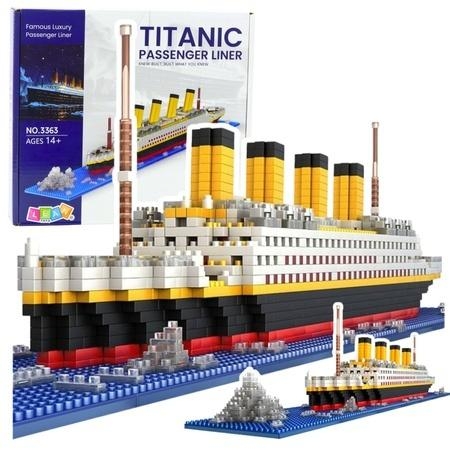 <img src='https://webimage.pl/pics/229/7/d5905991087229.jpg' style='height:440px' /> Klocki konstrukcyjne Statek Titanic 3D 1878el