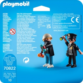 Playmobil DuoPack: Policjant i grafficiarz (70822)