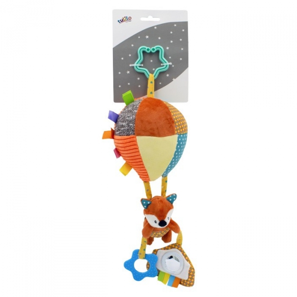 Maskotka Zawieszka z dodatkami 32 cm - Lisek (5112b)