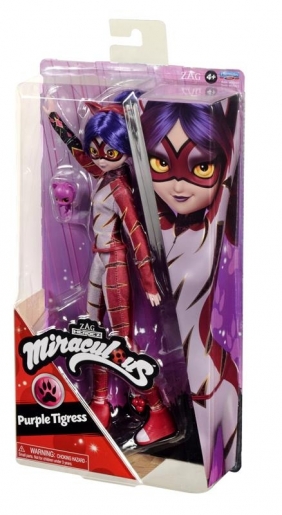 Miraculous: Biedronka i Czarny Kot Purple Tigress, Lalka