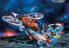 Playmobil Galaxy Police: Helikopter piratów (70023)