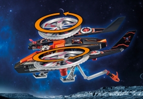 Playmobil Galaxy Police: Helikopter piratów (70023)