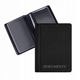 Okładka na dokumenty mini premium czarny