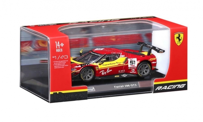 <img src='https://webimage.pl/pics/230/3/d4893993363230.jpg' style='height:440px' /> Ferrari Racing (With Plastic Stand&Hard Case 1:43