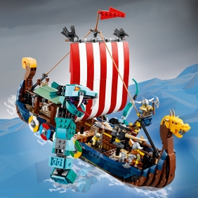 LEGO Creator: Statek wikingów i wąż z Midgard (31132)