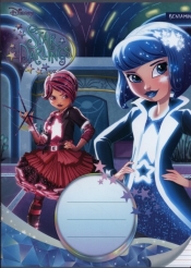 Zeszyt A5 w trzy linie 16 kartek Star Darlings 10 sztuk