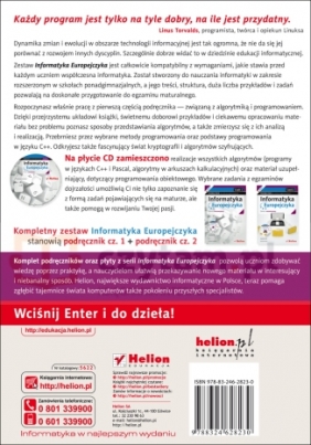 Informatyka Europejczyka Podręcznik z płytą CD część 1 Zakres rozszerzony - Zawadzka Grażyna