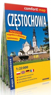 Częstochowa plan miasta 1:22 000