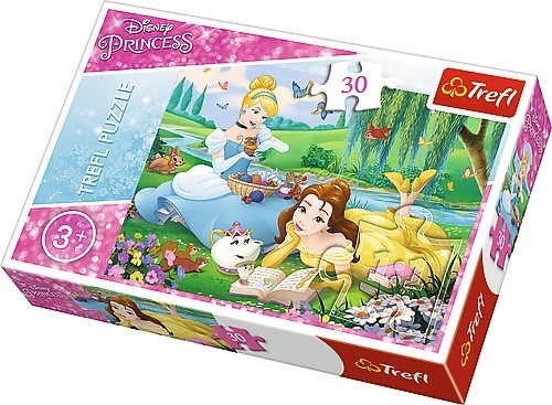 Puzzle 30 Disney Princess Bella i Kopciuszek (18223)